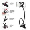 Metal Strong Lazy Holder Long Arm Flexible Bed Lazy Bracket Desk Phone Holder Bracket for iPhone Desktop Mount Stand Cell Phone Holder. 