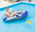 1 Person Inflatable Kayak Canoe,Boat Raft Inflatable Set,PVC Inflatable Dinghy Rowing Boats,with Oar Air Pump,for Outdoor Drifting Beach Pool. 