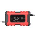 FOXSUR Motorcycle Battery Chargers 12V6A Full Automatic mart Battery Chargers Maintainer. 