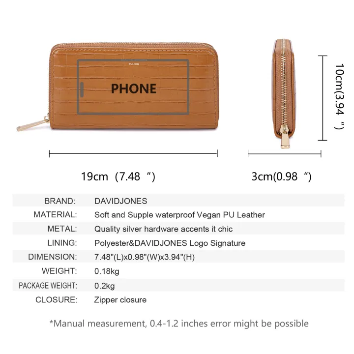 David%20jones%20Paris%20long%20wallet%20for%20women%20ladies%20branded%20purse%20girls%20card%20holder%20woman%20leather%20pouch%202023%20-%20Image%202