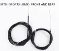 Brake Cable Front and Rear for MTB Sports BMX Chopper Lady, Long Cable. 