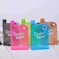 A5 PLASTIC NOTEBOOK STYLE PORTABLE 380 ML WATER / SPORTS BOTTLE Notebook Water Bottle - 380ml. 