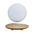 HXSJ Levitating Moon Lamp Floating Spinning Led 3D Moon Light 3 Colors Transformation Touchswitch Diameter 14Cm / 5.5Inch For Home Office Decoration Furnishing Articles Gift For Friends Students 100-240V. 