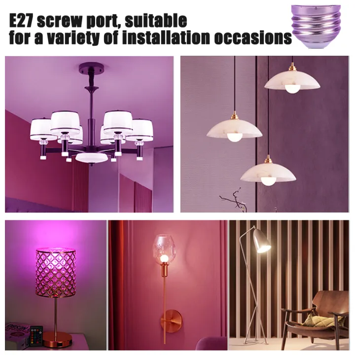 16Colors%20RGB%20LED%20Bulb%20Light%20Adjustable%20E27%205W%207W%2010W%205W%20Screw%20Remote%20Control%20Change%20with%20Memory%20Ambient%20for%20Disco%20Bar%20-%20Image%206