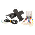 Scooter Controller Throttle Grip Kit Long Line Throttle Handle For Electric Bike. 