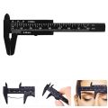 80MM Plastic Eyebrow Measuring Vernier Caliper Portable Double Scale Caliper Ruler Permanent Makeup Measurement Tools-3. 