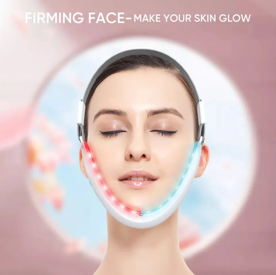 V Shape Face thin Machine Face Slimming Belt with Massager LED Electric V- Face Shaping Facial