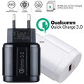 Usb Charger Quick Charge 3.0 Qualcomm Qc3.0 Fast Charging Eu Plug Mobile Phone Charger For Qc 3.0 Charger. 