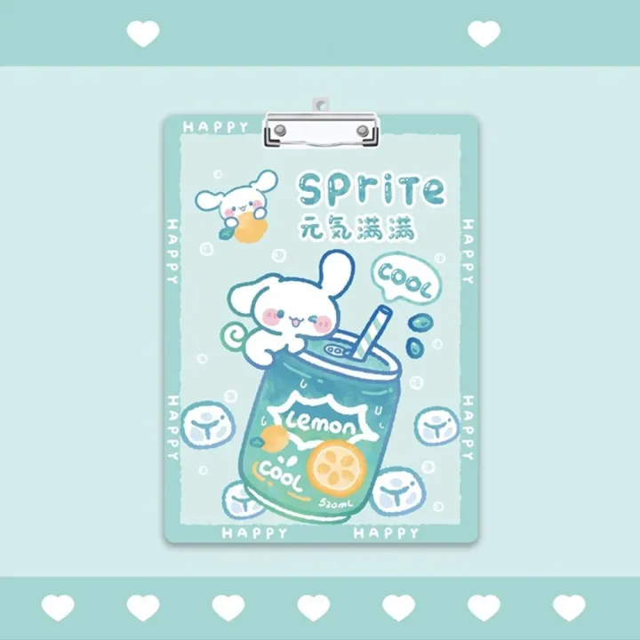 Cute With Low Profile Clip A4 Writing Clipboard Document Folder Memo ...