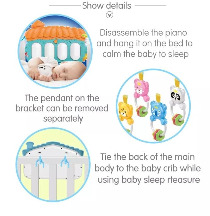 Newborn%20Baby%20Play%20Gym%20Piano%20Fitness%20Rack%20Mat%205%20in%20One%20-%20Image%203