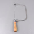 Wooden Stainless Steel String Cutter Saw With 2 Strings For Diy Soap Candle Wax MJD. 