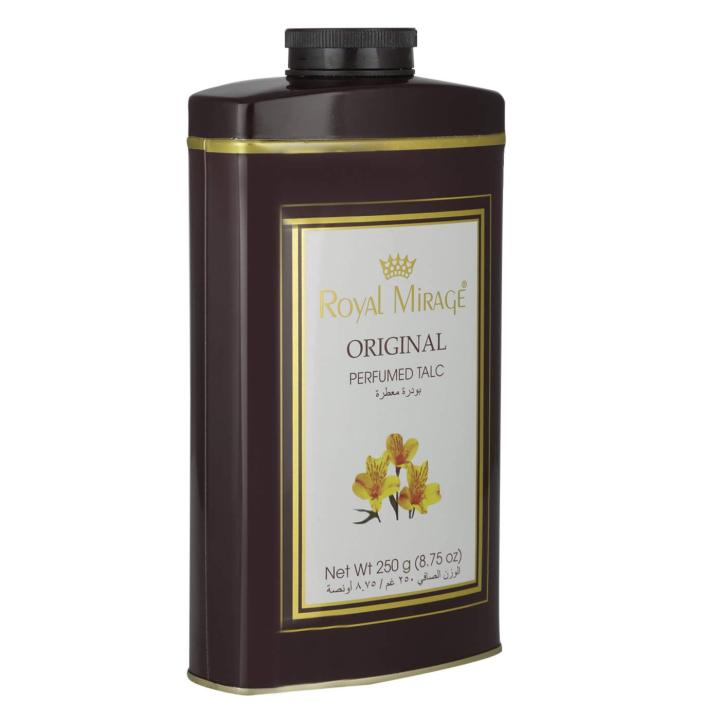 Royal Mirage Original Perfumed Talc For Unisex, 250 gm