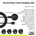 Charging Cable for Huawei Watch D, Watch Buds, Watch GT Cyber, Watch Ultimate, Watch GT Runner, Watch GT3, Watch GT3 SE, Watch GT3 PRO, Watch 3, Watch 3 Pro, watch 3 Pro New, GT2 Pro, GT2 Pro ECG Smartwatch Wireless Charger. 