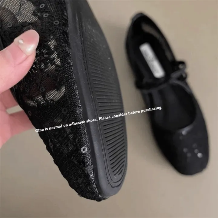 1%20Pair%20Elegant%20Slip%20On%20Design%20Lace%20Mary%20Jane%20Shoes%20Soft%20Sole%20Comfort%20Fit%20Slip%20On%20Shoes%20Breathable%20Dress%20Flats%20for%20Women%20-%20Image%204