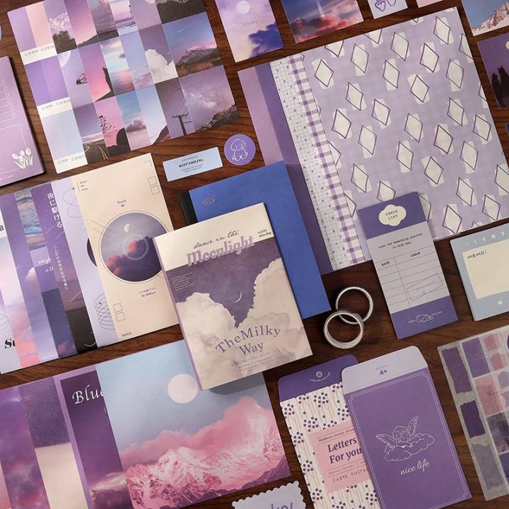 Aesthetic Scrapbook Kit(348Pcs), Junk Journal Kit with Journaling ...