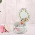 Great Rotating Music Box Plastic Music Box Jewelry Storage Innovative Girls Ballerina Jewelry Box. 