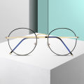 Vintage Retro Round Metal Spectacles Frame Women Men Anti Blue Light Ray Blocking Eye Computer Glasses Frames Clear Lens Eyewear. 