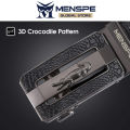 MENSPE Men's Belt Men Fashion Belt Men Genuine Leather Belts Crocodile Pattern Belt Whole Crocodile Leather Automatic Buckle Belts Brand Luxury High Quality Business Strap Male Waistband for Men. 