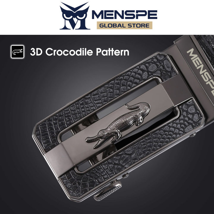 MENSPE%20Men's%20Belt%20Men%20Fashion%20Belt%20Men%20Genuine%20Leather%20Belts%20Crocodile%20Pattern%20Belt%20Whole%20Crocodile%20Leather%20Automatic%20Buckle%20Belts%20Brand%20Luxury%20High%20Quality%20Business%20Strap%20Male%20Waistband%20for%20Men%20-%20Image%204