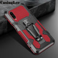 Casinglee For Samsung Galaxy A70 Case Shockproof Armor Stand case with Metal Clip Back cover Samsung A70 Phone cases Car Mountaineering phone case. 