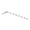 Long Arm Tamper Proof Torx Star Key Wrench Silver, T25 100mm. 