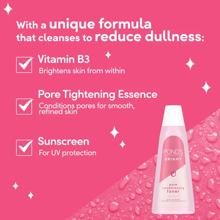 Pond's%20Bright%20Beauty%20Pore%20Conditioning%20Toner%20with%20Niacinamide%20and%20Sunscreen%20to%20Minimize%20Pores%20100ml%20-%20Image%202