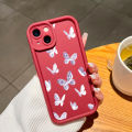 UCUC for Samsung A15 4G / A15 5G Back Cover Crystal Butterfly Ladder Camera Soft Rubber Protection Phone Case. 