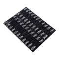 1Sheet Gym Equipment Weight Sticker Labels Power Equipment Label Moyao. 