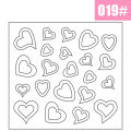 2 Sheets White French Manicure Strip Nail Art Form Fringe Tip Guides Sticker DIY Line Tips Decoration Tool. 