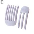 NEW 【FASHION】 Wind Plastic Comb High Cranial Top Artifact Hair Fluffer Hair Root Setting Clip Lazy Hair Styling Comb 3 Teeth 6 Tooth Comb. 