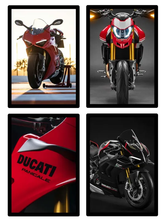 A4%20Sized%20Poster%20Ducati%20Motorcycles%20Wall%20Posters%20Racing%20Bikes%20PVC%20Framed%20Wall%20Decors%20-%20Image%202