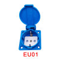 SCHUKO waterproof socket industrial waterproof socket copper contact body EU socket. 