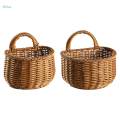 Kitchen Storage Basket Woven Hanging Baskets for Vegetables Toiletries Onion 17cmx13cmx15cm. 