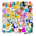 60pcs Adventure Time Stickers Pack For Kids for Laptops skateboard luggage. 