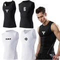 Tight Tank Top Men's Sports Basketball Vest Workout Sleeveless Men's Waistcoat Quick Dry High Stretch Basic Training Wear. 