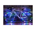 Green Coolplays 1Pc 2.2m 20-Green LED Strip Bicycle Light, Bike Wheel Night Riding Cycling Lamp. 