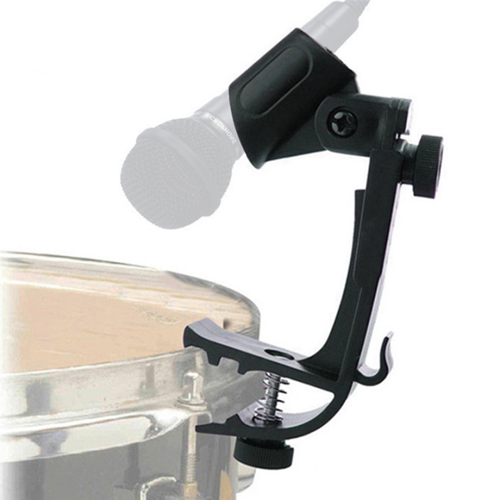 Shockproof%20Mount%202PCS%20Adjustable%20Mic%20Clip%20on%20Drum%20Rim%20Microphone%20Clamp%20Stand%20Holder%20Microphone%20Clip%20-%20Image%203