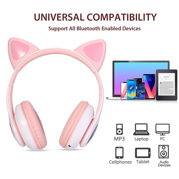 Kids%20Wireless%20Headphones%20Cat%20Ear%20LED%20Light%20Up%20Bluetooth%20Foldable%20Headphones%20Over%20Ear%20-%20Image%204
