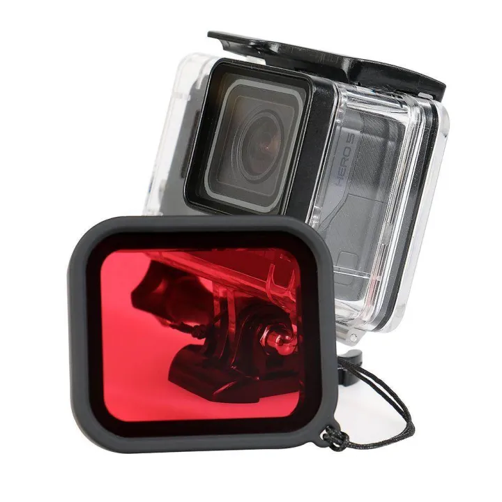 Waterproof%20Clear%20View%20Skeleton%20Open%20Protective%20Housing%20Case%20+%20Waterproof%20Shell%20Filter%20for%20Gopro%205%20-%20Image%202