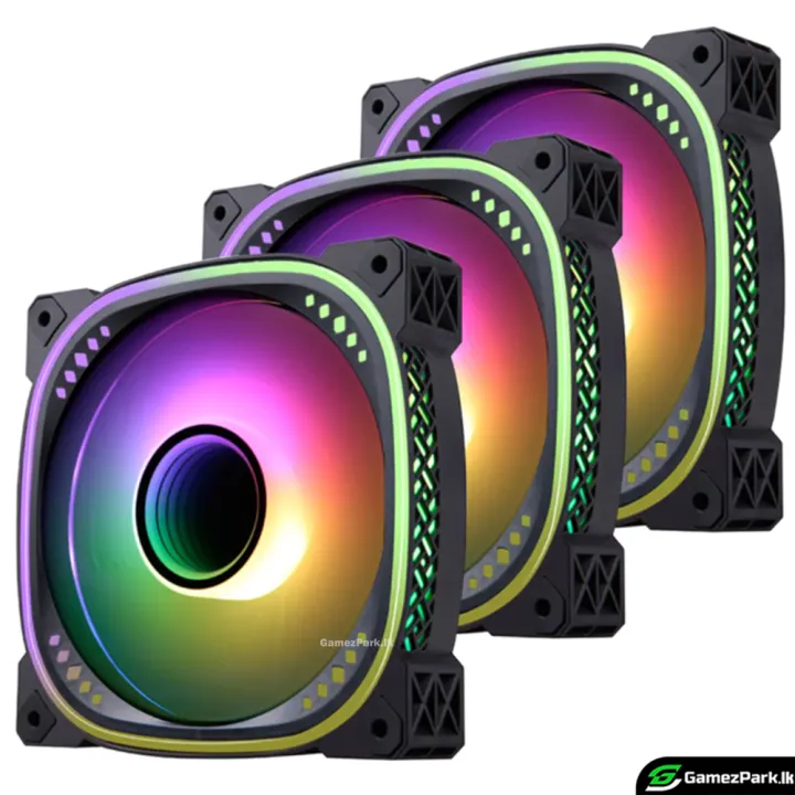 120mm ARGB Case Cooler Fan Kit 4pin PWM Silent Computer with S-FDB ...