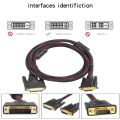 DVI to VGA Cable DVI-I  24+5 Male to VGA HD 15Pin Male Adapter Dual Link Video Cable Support 1080P Full HD from Laptop, PC dvi to vga adapter cable convertor. 