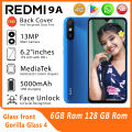 Redmi 9A (𝐅𝐫𝐞𝐞 𝐓𝐞𝐦𝐩𝐞𝐫𝐞𝐝 𝐆𝐥𝐚𝐬𝐬 & 𝐂𝐨𝐯𝐞𝐫 ) 6.53" HD+ Display | 5000mAh Battery | Powerful Helio G25 | Dual SIM | (6GB/128GB). 
