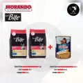 Miglior Gatto Wet Food (With CHICKEN & TURKEY) Can 405g & Let's Bite Adult Cat Food 1kg  ( PACK ). 