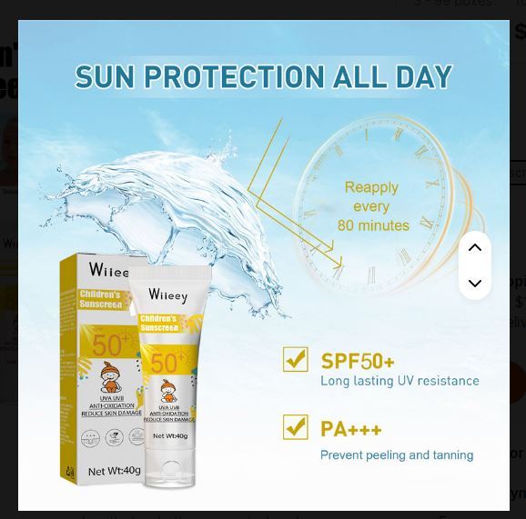 Wiieey%2040g%20Children's%20Sunscreen%20UVA%20UVB%20Anti%20Oxidation%20UV%20Resistanting%20Peeling%20Tanning%20Preventing%20Cream%20for%20Baby%20-%20Image%207