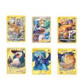 pokemon cards golden TAKARA TOMY Metal Cards Letters Golden Pokemon Iron Pikachu Gengar Charizard Mewtwo Arceus Groudon Pokémon GX Vmax EX Game CardsParty Games Crafts. 