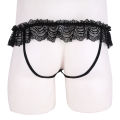 Beautiful Night Sissy Nightwear for Mens Lingerie Sissy Crossdresser Set Unlined Bra Top with Lace Bowknot Butt Jockstrap s. 