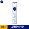 Nivea Fresh Natural Deodorant Body Spray 48h Anti-perspirant Perfume For Women. 