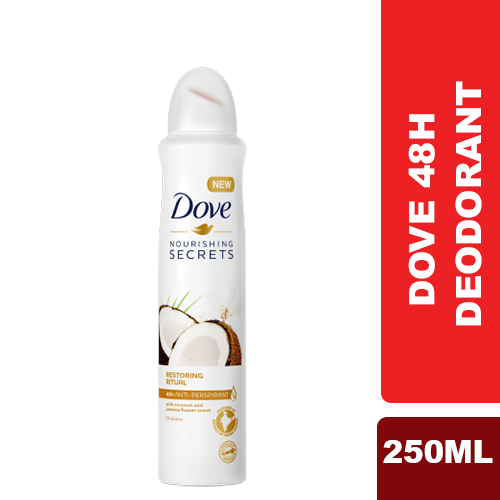 Dove Restoring Ritual With Coconut Oil Body Spray 250Ml Uk