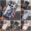 Fashion Design Anti-knock Phone Case For Itel A60 Cover Full wrap Dirt-resistant protective Anti-dust Cute TPU Cartoon. 
