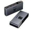 Baseus 4K 60Hz HDMI-compatible Splitter 2 Ports Bi-Direction Switcher 1x2 / 2x1 Adapter 2 in 1 out Converter HDMI-compatible Switch For PS4 BOX. 